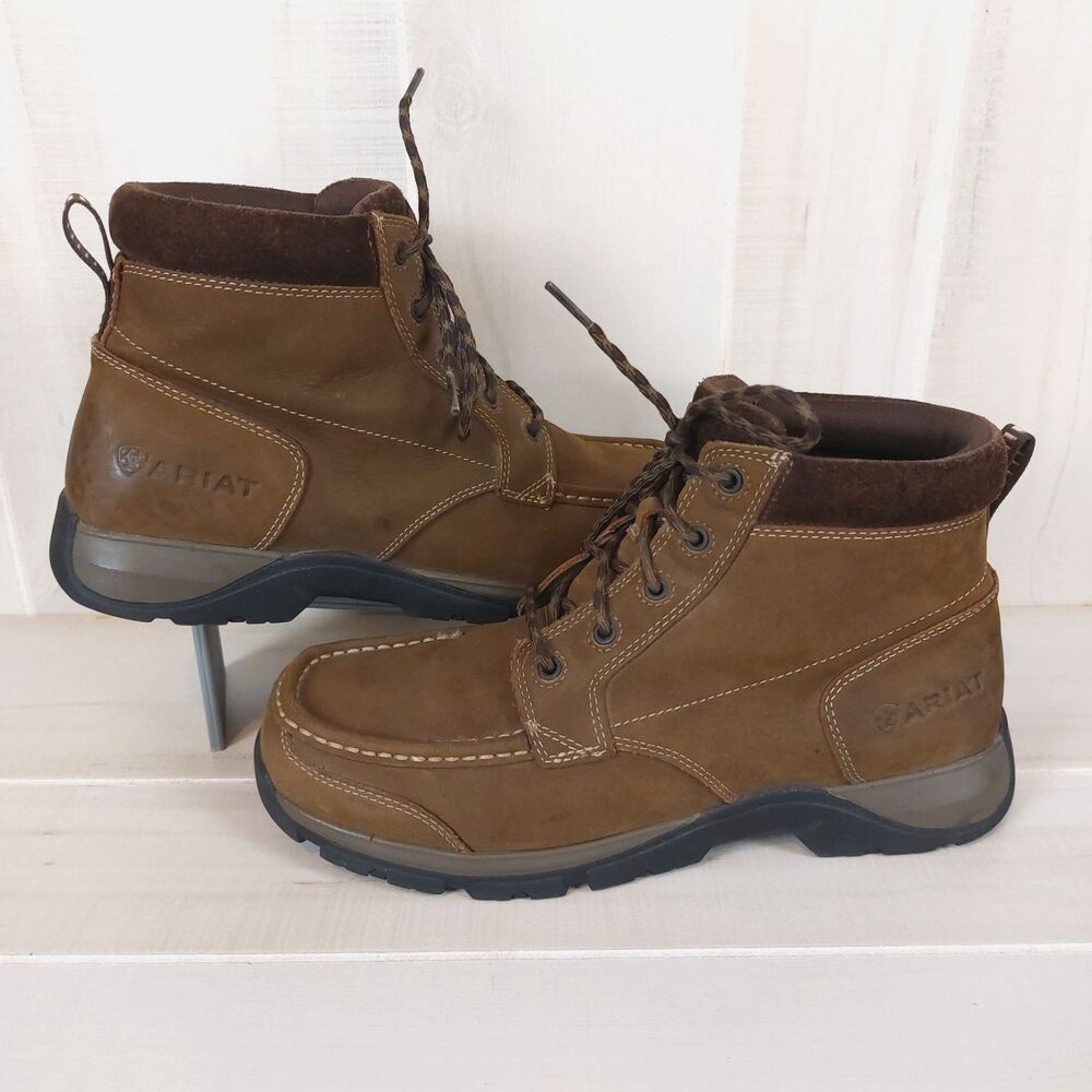Ariat Edge Casual Chukka Boot Men's Size 10EE Brown Soft Toe Lace Up 10027414
